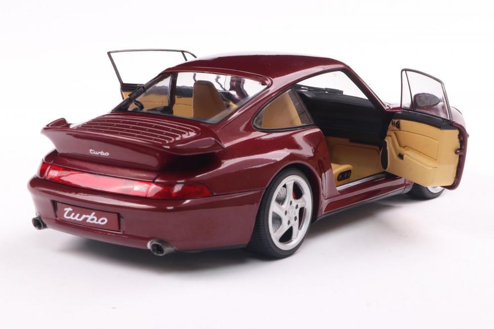 Solido Modellauto Maßstab 1:18 Porsche 911 (993) Turbo rot 1997 S1810102