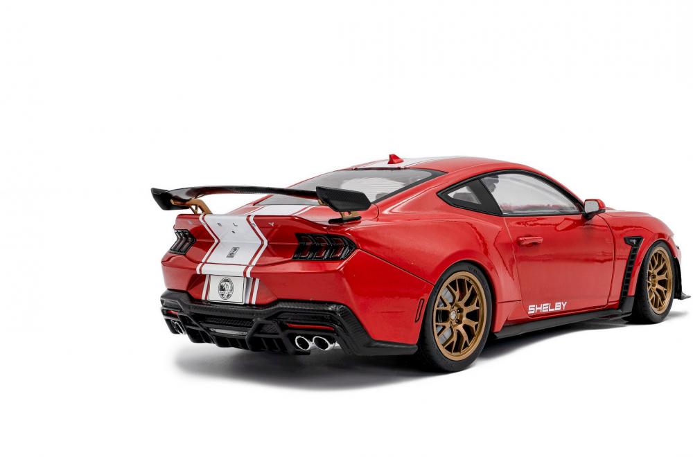 Solido Modellauto Maßstab 1:18 Ford Shelby Mustang Super Snake Race rot 2025 S1813801