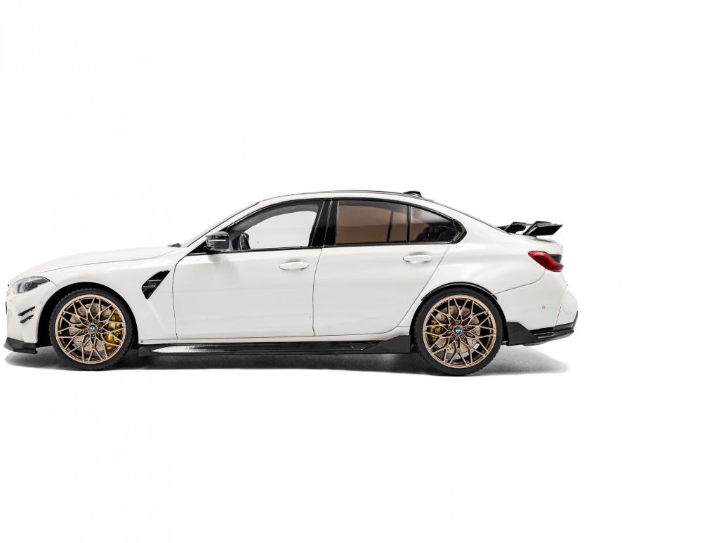 Solido Modellauto Maßstab 1:18 BMW M3 (G80) Performance Parts alpineweiß uni 2024 S1814301