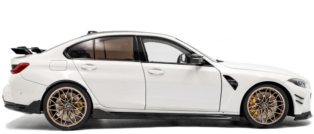 Solido Modellauto Maßstab 1:18 BMW M3 (G80) Performance Parts alpineweiß uni 2024 S1814301