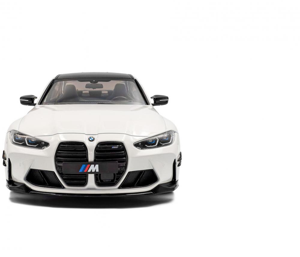 Solido Modellauto Maßstab 1:18 BMW M3 (G80) Performance Parts alpineweiß uni 2024 S1814301