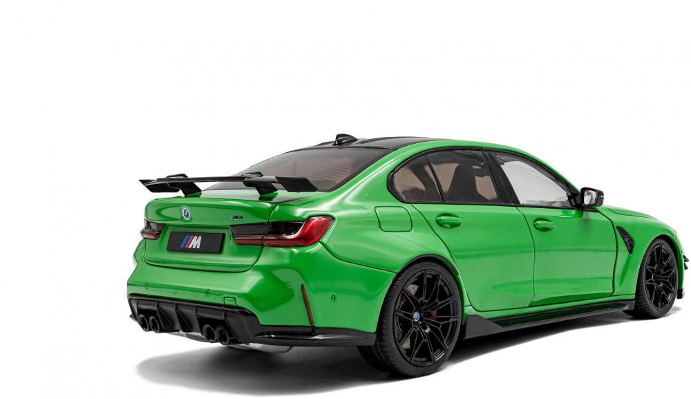 Solido Modellauto Maßstab 1:18 BMW M3 (G80) signal Performance Parts grün uni 2024 S1814302