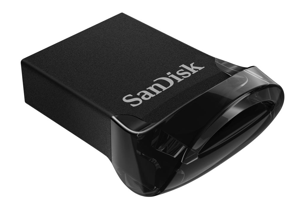 Sandisk USB Stick 64GB Speicherstick Cruzer Ultra Fit schwarz USB 3.1