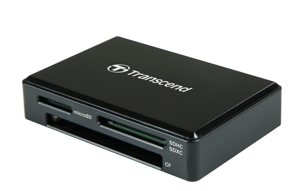 Transcend Card Reader RDC8 Micro Card SD / SDHC / SDXC / CF UHS-I schwarz Typ C USB 3.1