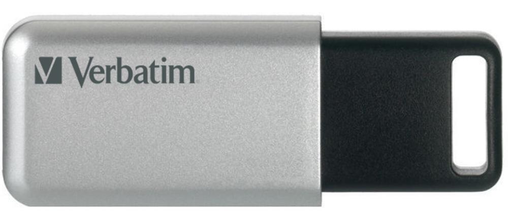 Verbatim USB Stick 64GB Speicherstick Store 'n' Go Secure Pro 256-bit AES silber USB 3.2