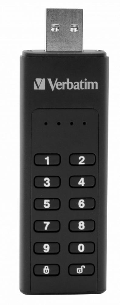 Verbatim USB Stick 32GB Speicherstick Keypad Secure AES 256 Bit schwarz USB 3.2