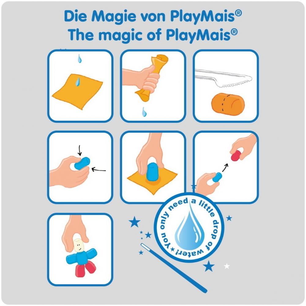 PlayMais Bastel Kreativität Eduline Classic Refill 1000 orange ab 3 Jahren