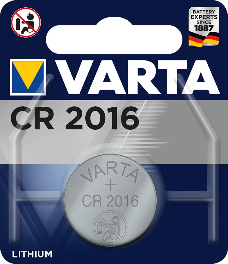 4 x Varta CR2016 Professional Lithium 3V 6016 Knopfzelle Batterien Blister 