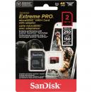 Sandisk Micro SDXC Karte 2TB Speicherkarte Extreme Pro UHS-I U3 4K 200 MB/s V30 A2 Class 10