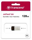 Transcend USB Stick 128GB Speicherstick JetFlash 890S Typ C USB 3.1 mit USB 3.1