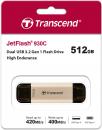 Transcend USB Stick 512GB Speicherstick JetFlash 930 TLC USB 3.2 USB-A / USB-C