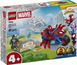 LEGO® Spidey und Seine Super-Freunde Spidey auf Motorrad vs. Rhino 61 Teile 11206