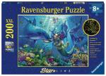 200 Teile Ravensburger Kinder Puzzle XXL Star Line Leuchtendes Unterwasserparadies 13678