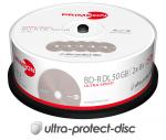 25 Primeon Rohlinge Blu-ray BD-R Dual Layer ultra protect disc 50GB 8x Spindel