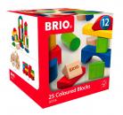 Brio Kleinkindwelt Holz Bausteine Bunte Holzbausteine 25 Teile 30114