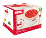 Brio Kleinkindwelt Holz Musikinstrument Trommel 2 Teile 30181