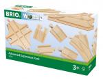 Brio World Eisenbahn Schienen Schienen- und Weichensortiment 11 Teile 33307