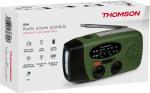 Thomson Notfallradio RT260 Solar Taschenlampe Powerbank grün TH387957