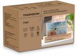 Thomson Wetterstation CT600 mit Radio Holz braun TH389203