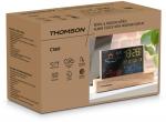 Thomson Wetterstation CT610 mit Radio Holz braun, schwarz TH389302