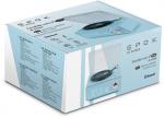 Bigben Bluetooth portabler Lautsprecher EPOK mit Wecker Plattenspieler Look blau AU389395
