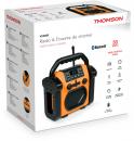 Thomson Bluetooth portables Radio Baustellenradio WKR60BT schwarz orange TH389463