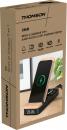 Thomson Wecker und 3-in-1 Ladestation C850I schwarz braun TH389753
