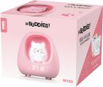 Bigben Kids Wecker mit Nachtlicht Cat Katze Nest MYKO Hi Buddies! Timer, 3 Schlaflieder AU390025