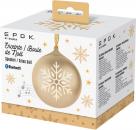 Bigben Bluetooth portabler Lautsprecher EPOK Leuchtende Weihnachtskugel gold AU390094