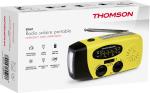 Thomson Notfallradio RT260Y Solar Taschenlampe Powerbank gelb TH390247