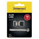 Intenso USB Stick 16GB Speicherstick Slim Line USB 3.2