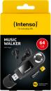 Intenso MP3 Player Music Walker 64GB Display Batteriebetrieb schwarz