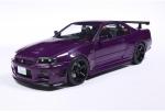 Solido Modellauto Maßstab 1:18 Nissan Skyline (R34) GT-R Z Tune mitternachtslila 1999 S1804311