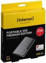 Intenso SSD externe Festplatte Premium Edition 1,8 Zoll 256GB USB 3.0 anthrazit