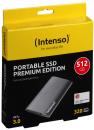 Intenso SSD externe Festplatte Premium Edition 1,8 Zoll 512GB USB 3.0 anthrazit
