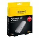 Intenso SSD externe Festplatte Business 1,8 Zoll 250GB Typ C USB 3.1 anthrazit
