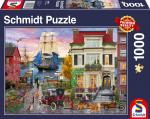 1000 Teile Schmidt Spiele Puzzle Schiff im Hafen 58989