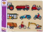 9 Teile Eichhorn Kinder Puzzle Holz Fahrzeuge 100005485