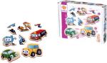 5 x 4 Teile Eichhorn Kinder Puzzle Holz Puzzle 5 Fahrzeuge 100005491