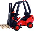 BIG Outdoor Spielzeug Fahrzeug Gabelstapler Linde Forklift rot, schwarz 800056582
