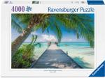 4000 Teile Ravensburger Puzzle Traumstrand auf den Malediven 12001737