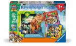 3 x 49 Teile Ravensburger Kinder Puzzle Paw Patrol 3 Dino Movie 12004368
