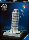216 Teile Ravensburger 3D Puzzle Iconics Bauwerk Schiefer Turm von Pisa mit Licht 12008028