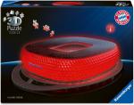 216 Teile Ravensburger 3D Puzzle Iconics Bauwerk Allianz Arena mit Licht 12008033