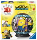 72 Teile Ravensburger 3D Puzzle Ball Minions 3 12008079