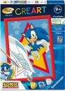 Ravensburger Malen nach Zahlen CREART Serie D Character Rasender Sonic 12023133