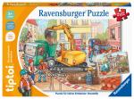 2 x 12 Teile Ravensburger Puzzle tiptoi Puzzeln, Entdecken, Erleben Baustelle 00137