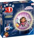72 Teile Ravensburger 3D Puzzle Ball Nachtlicht Gabby's Dollhouse 11575