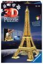 216 Teile Ravensburger 3D Puzzle Bauwerk Eiffelturm bei Nacht 12579