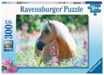 300 Teile Ravensburger Kinder Puzzle XXL Pferd im Blumenmeer 13294